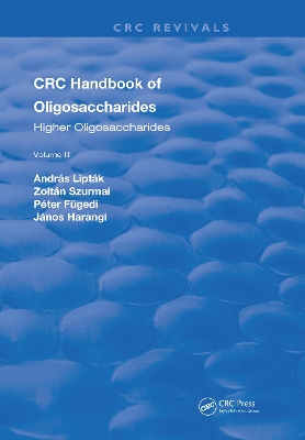 Book cover for CRC Handbook of Oligosaccharides