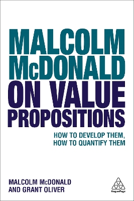 Book cover for Malcolm McDonald on Value Propositions