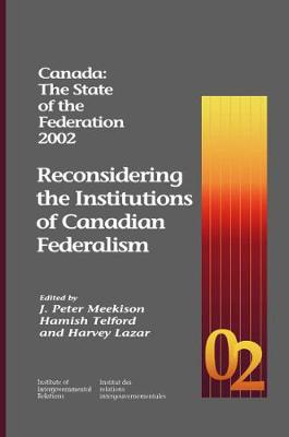 Cover of Canada: The State of the Federation 2002