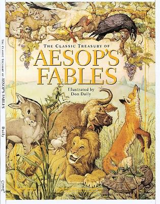 Book cover for The Classic Treasury Of Aesop's Fables