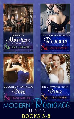 Book cover for Modern Romance July 2016 Books 5-8