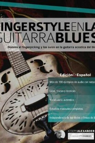 Cover of Fingerstyle en la guitarra blues