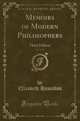 Book cover for Memoirs of Modern Philosophers, Vol. 2 of 3