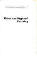 Book cover for Hall: Urban & Regional Planning (U.S.