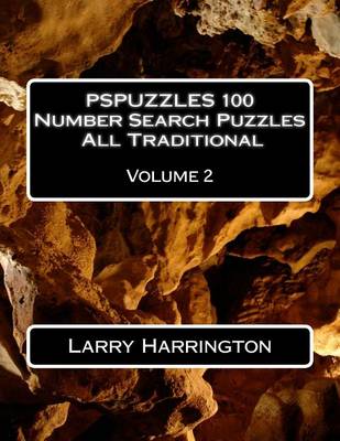 Book cover for PSPUZZLES 100 Number Search Puzzles All Traditional Volume 2