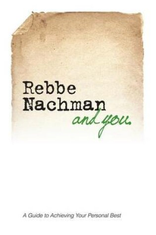 Cover of Rebbe Nachman and You