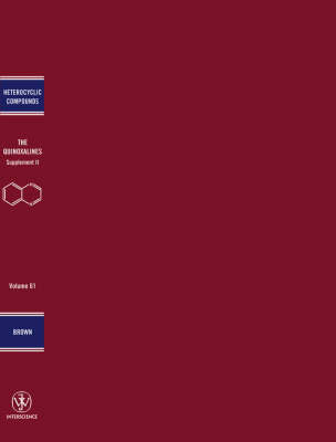 Book cover for Quinoxalines, Volume 61, Spplement 2