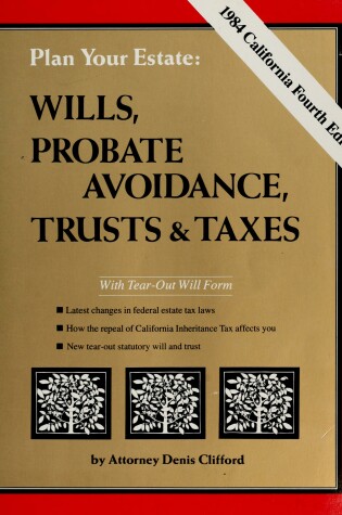 Cover of Plan Your Estate with a Living Trust
