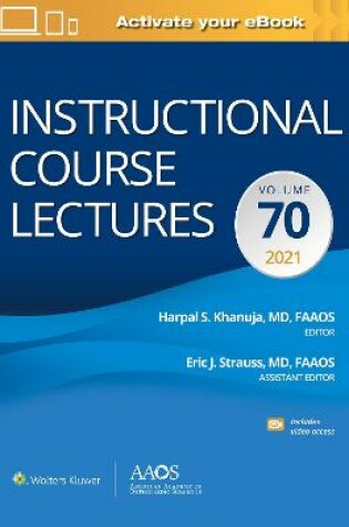 Cover of Instructional Course Lectures: Volume 70 Print + Ebook with Multimedia