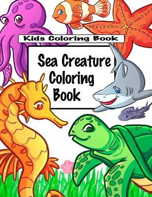 Book cover for Sea Creature Coloring Book