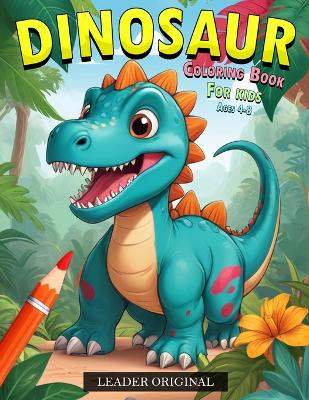 Book cover for Dinosaurs Coloring Book for Kids Ages 4-8