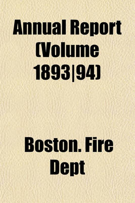 Book cover for Annual Report (Volume 1893-94)