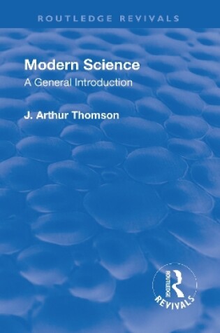 Cover of Revival: Modern Science (1929)