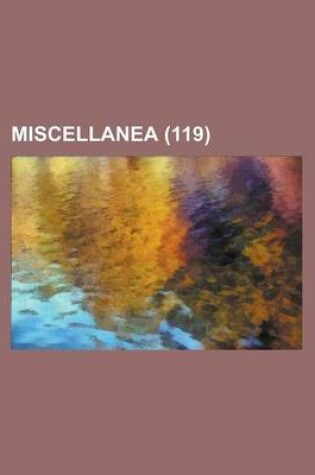 Cover of Miscellanea (119)