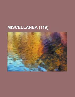 Book cover for Miscellanea (119)