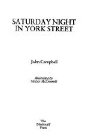 Cover of Saturday Night in York Street