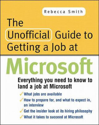 Book cover for Unofficial Guide on How to Get a Job at Microsoft