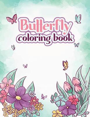 Book cover for Butterfly Coloring Book