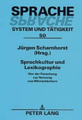 Cover of Sprachkultur Und Lexikographie