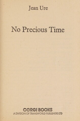 Cover of No Precious Time