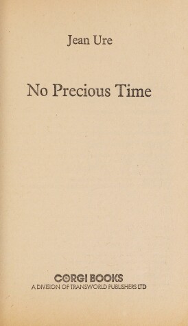 Cover of No Precious Time