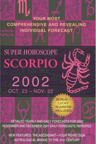 Cover of Super Horoscope 2002: Scorpio