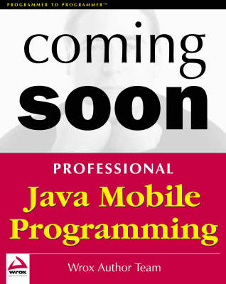 Book cover for Professional Java Mobile Programming