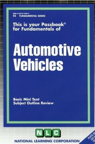 Cover of AUTOMOTIVE VEHICLES