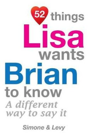Cover of 52 Things Lisa Wants Brian To Know