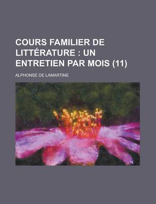 Book cover for Cours Familier de Litterature (11)