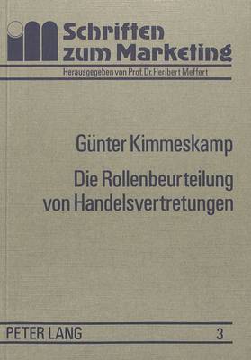 Cover of Die Rollenbeurteilung Von Handelsvertretungen