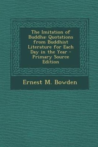 Cover of The Imitation of Buddha