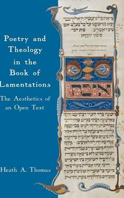 Book cover for Poetry and Theology in the Book of Lamentations