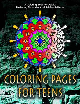 Book cover for COLORING PAGES FOR TEENS - Vol.9
