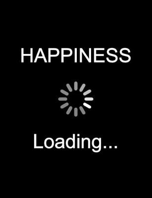Book cover for Happiness... Loading