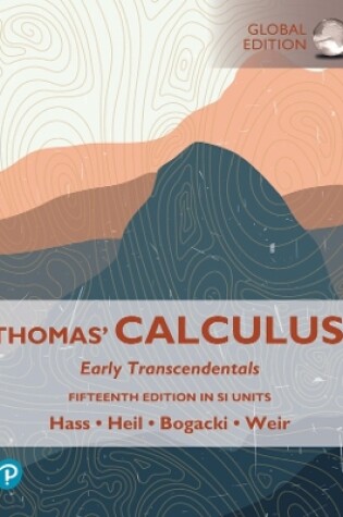 Cover of Thomas' Calculus: Early Transcendentals, eBook, SI Units