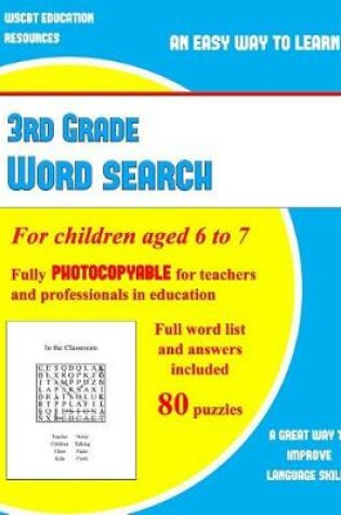 Cover of 3rd Grade Word Search