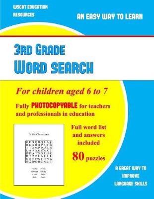 Book cover for 3rd Grade Word Search