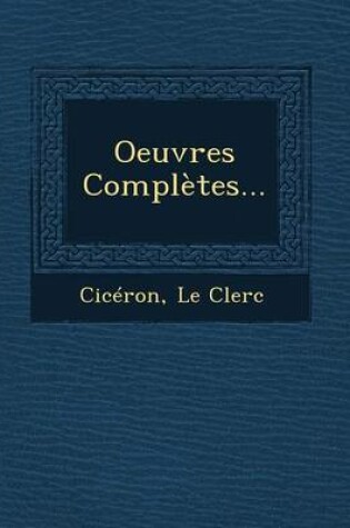 Cover of Oeuvres Completes...