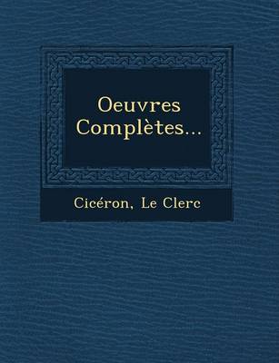 Book cover for Oeuvres Completes...