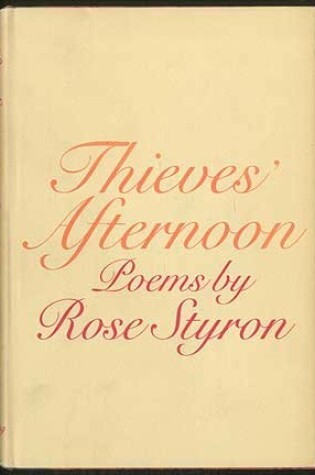 Cover of Thieves' Afternoon
