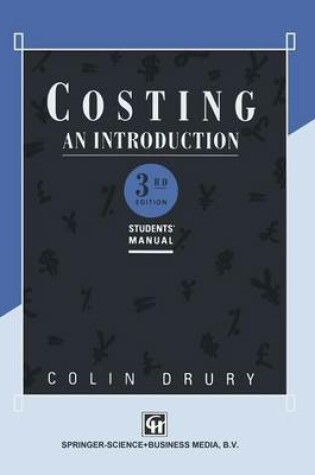 Cover of Costing An introduction