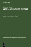 Book cover for Germanisches Recht, Band 1, Rechtsdenkmaler