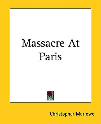 Book cover for Massacre at Paris