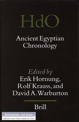 Book cover for Ancient Egyptian Chronology