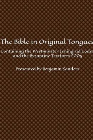 Cover of The Bible in Original Tongues