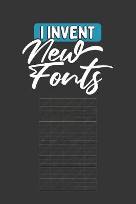 Book cover for I Invent New Fonts