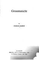 Cover of Groomsnicht