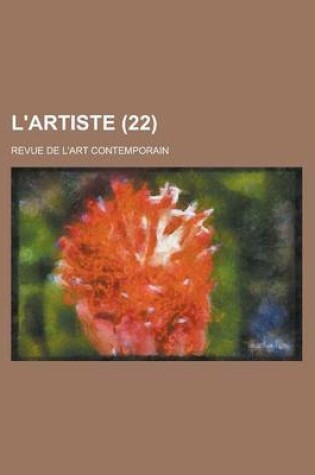 Cover of L'Artiste (22); Revue de L'Art Contemporain