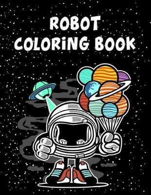 Book cover for Robot Coloring Book